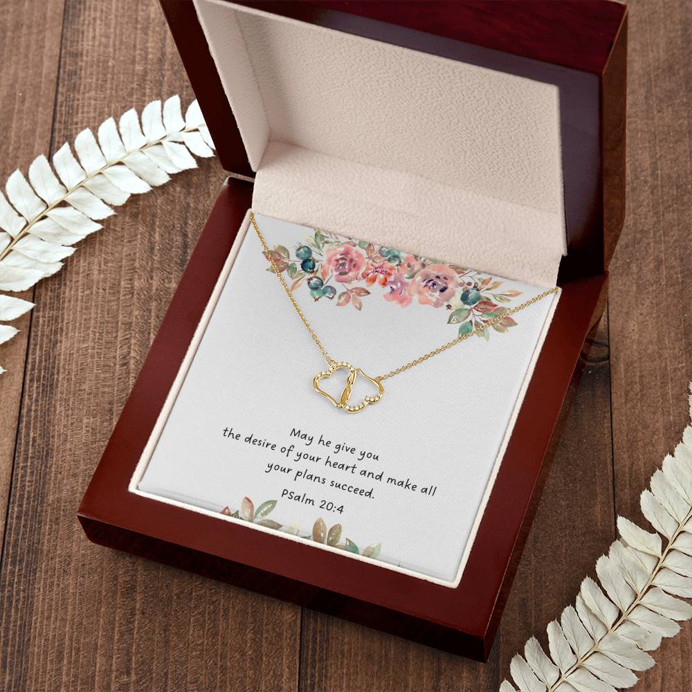 Psalms 20:4 necklace