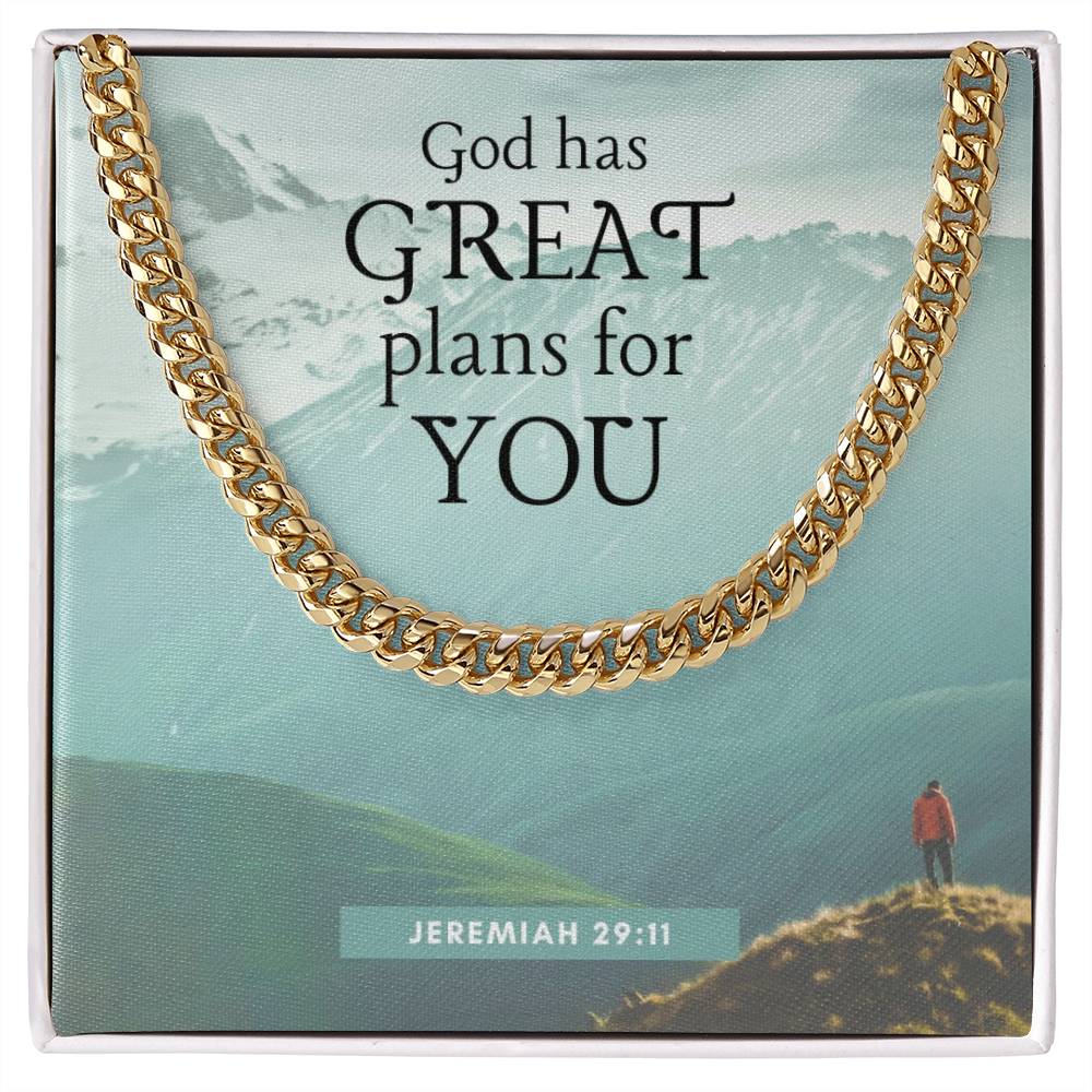 Jeremiah 29:11 necklace