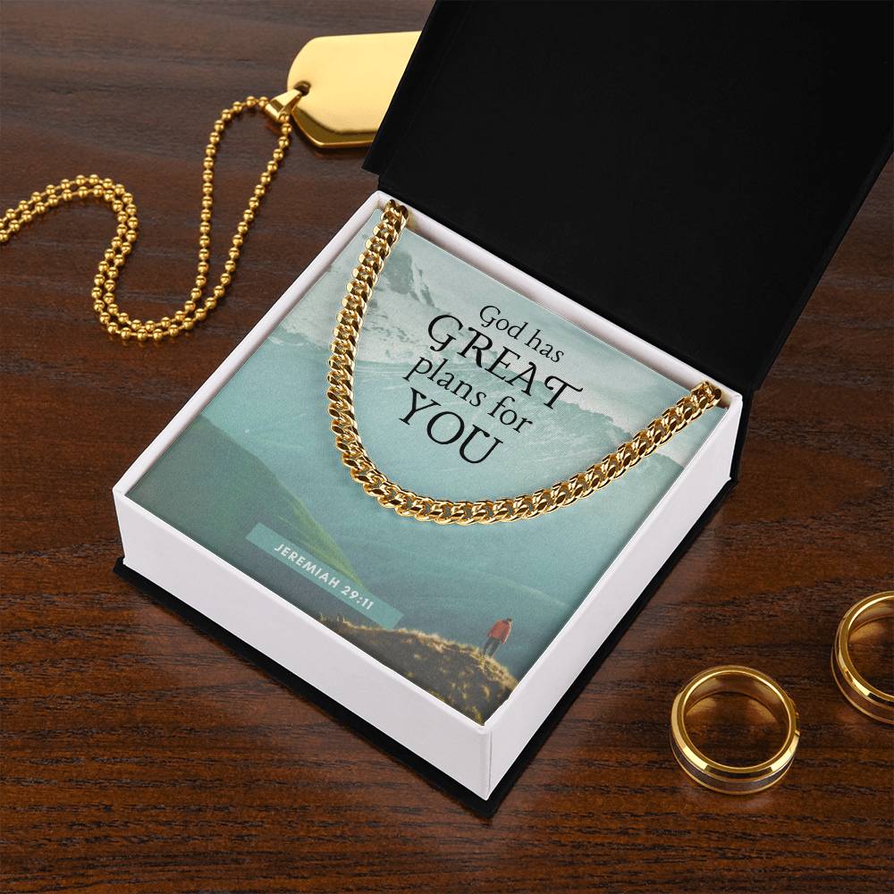Jeremiah 29:11 necklace