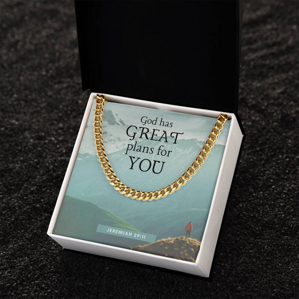 Jeremiah 29:11 necklace