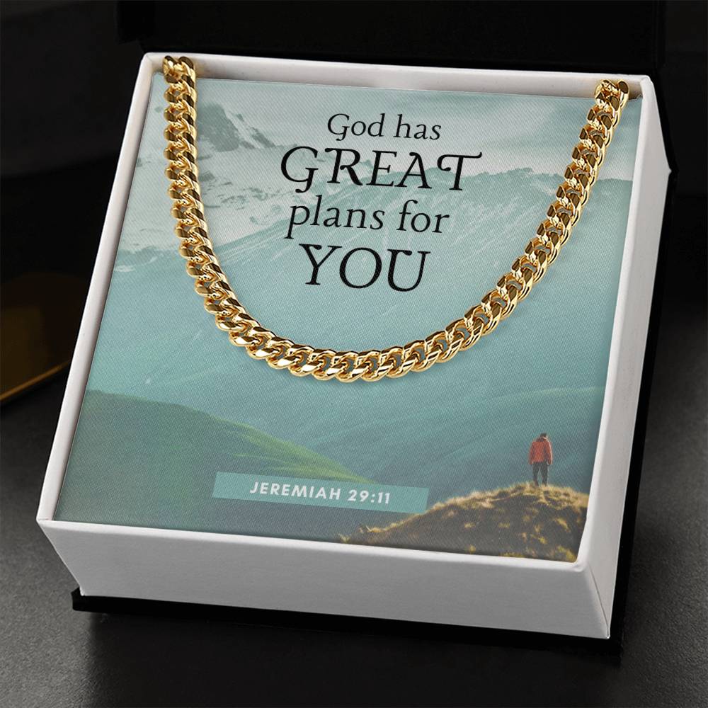 Jeremiah 29:11 necklace