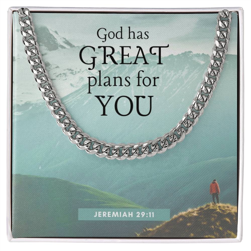 Jeremiah 29:11 necklace