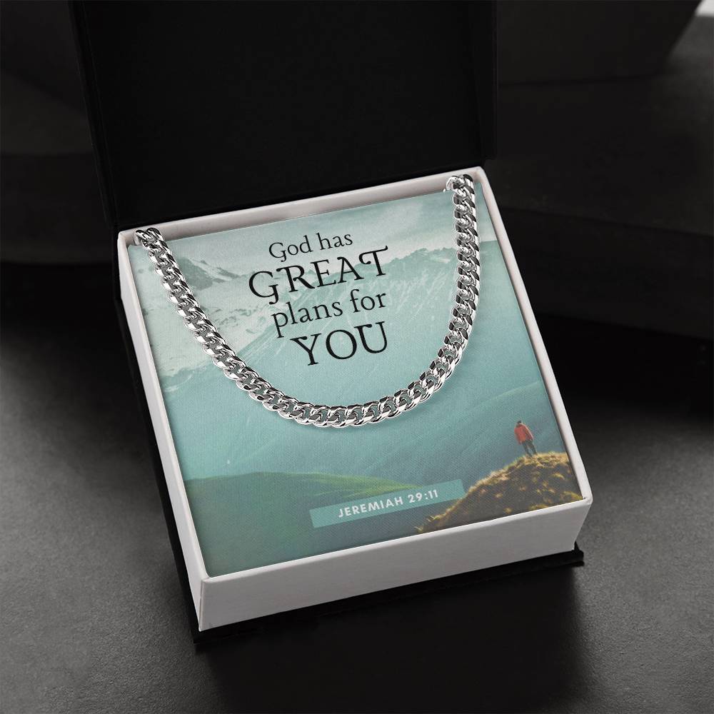 Jeremiah 29:11 necklace