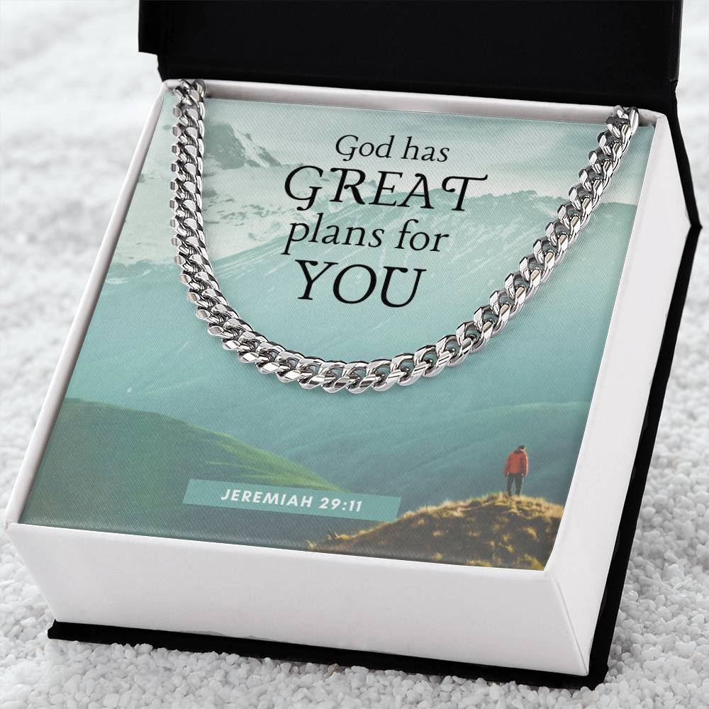 Jeremiah 29:11 necklace