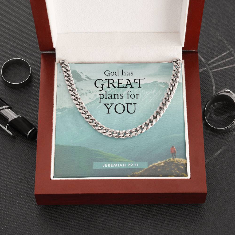 Jeremiah 29:11 necklace